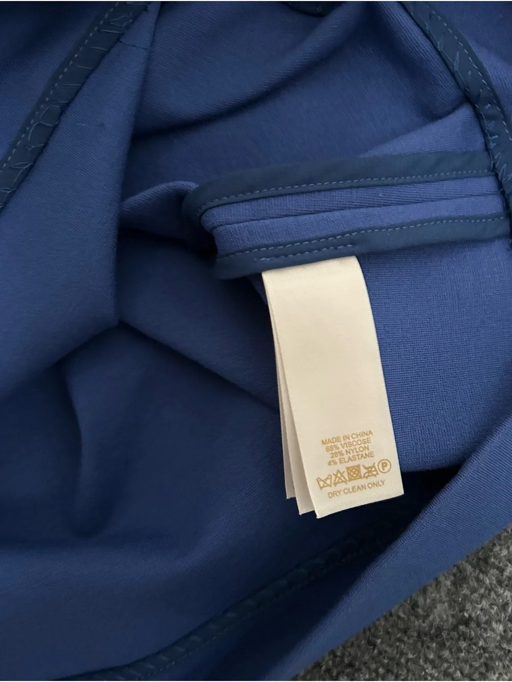 Kate Spade V-Neck Shift Dress - Blue